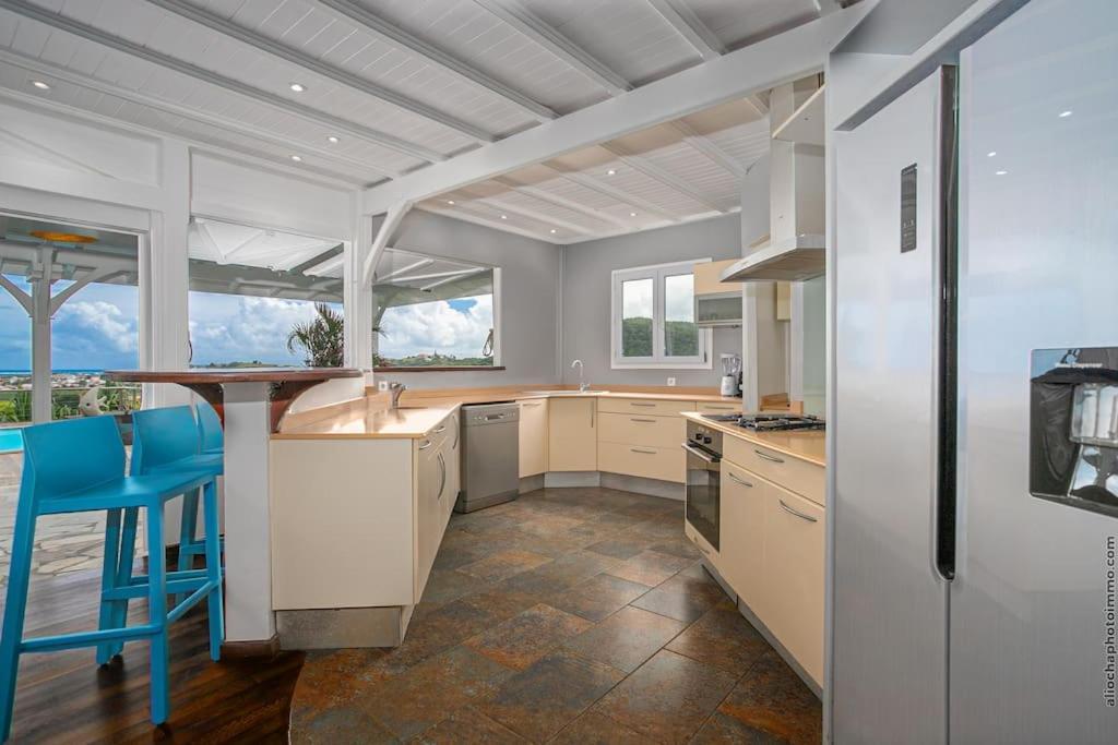 Luxueuse Villa Katleya, Vue Mer Le Vauclin Extérieur photo